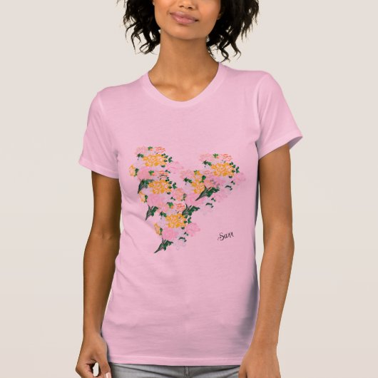 Tシャツ：春の花 Tシャツ (正面)