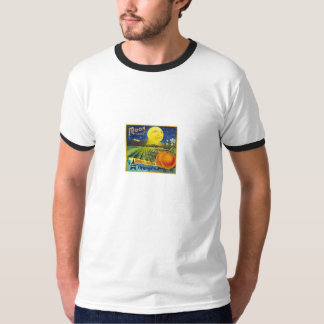 Tシャツ-月のブランド-オレンジ-オレンジ木枠の芸術 Tシャツ
