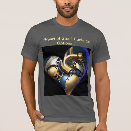 Tシャツ(機械的ハート付) Tシャツ (正面)