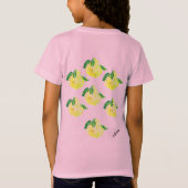 Tシャツ：洋ナシの花 Tシャツ (裏面)