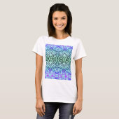 Tシャツ - 涼しげな抽象画 (正面フル)
