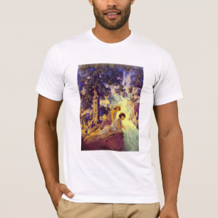 Tシャツ:  滝- Maxfield Parrish著… Tシャツ
