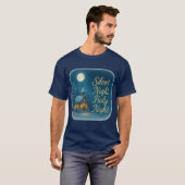 Tシャツ 無垢なる夜 聖なる夜 (正面フル)