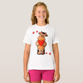 Tシャツ 牛 友達  (正面フル)