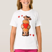 Tシャツ 牛 友達  (正面)