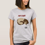 Tシャツ 猫 かわいい (正面)