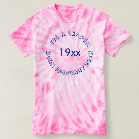 Tシャツ – 男性用2月29日 (デザイン正面)