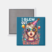 Tシャツ 皆既日食 4月8日 Blew マグネット (正面/裏面)