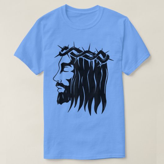 Tシャツ 私のスーパーヒーローはイエス、信仰 愛 神の服 (デザイン正面)