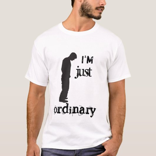 Tシャツ-私はちょうど通常です Tシャツ (正面)