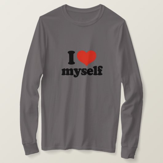 Tシャツ「私は自分自身を愛している」 Tシャツ (デザイン正面)