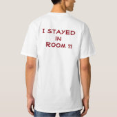 Tシャツ-私は部屋11にとどまりました Tシャツ (裏面)