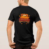 Tシャツ – 紅葉とカボチャユニセックス (裏面)