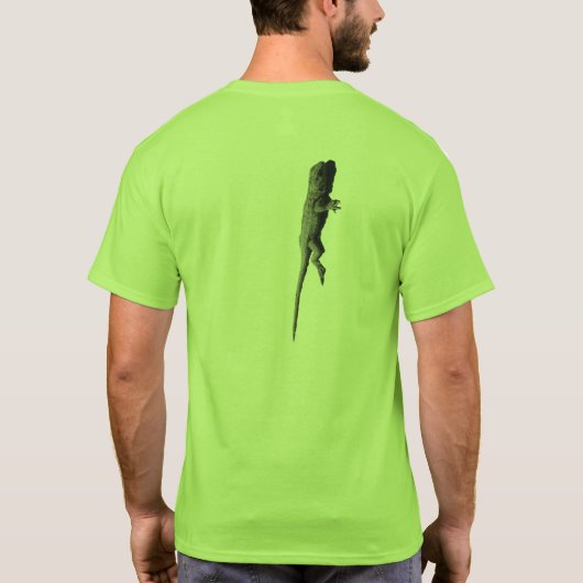 Tシャツ – 背中にトカゲ！ (裏面)