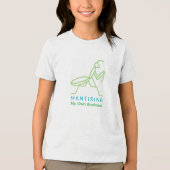Tシャツ - 自分のことにカマキリ (正面)