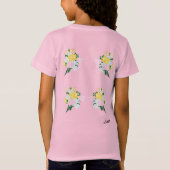 Tシャツ:花のブーケ Tシャツ (裏面)