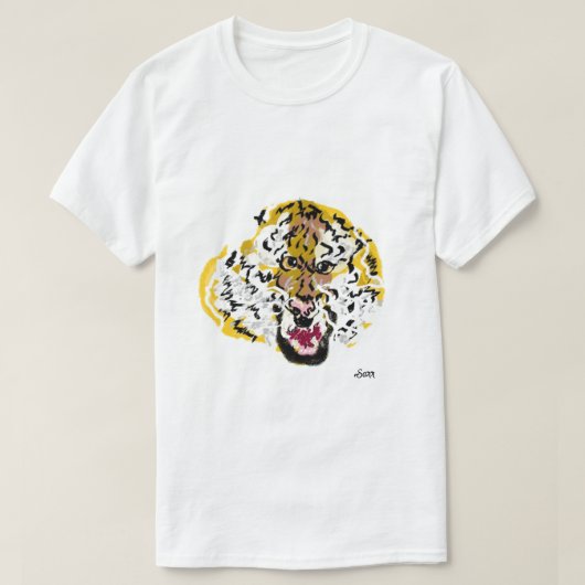 Tシャツ : 虎の荒野 (デザイン正面)