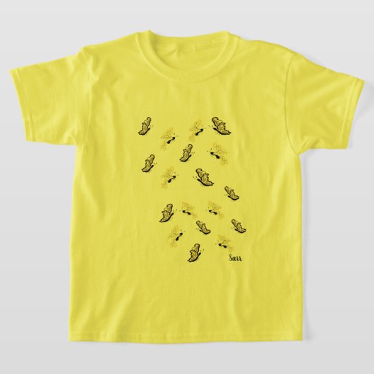 Tシャツ:蝶々 Tシャツ (レイダウン)