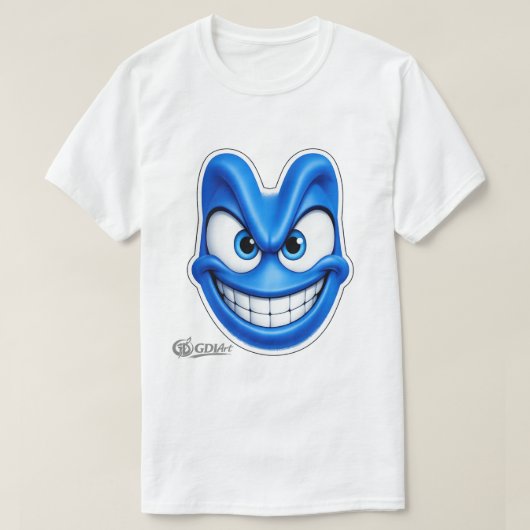 Tシャツ - 見えないよ。 (デザイン正面)