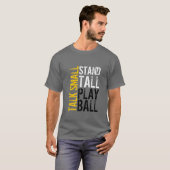 Tシャツ-話の小さい立場の高い演劇の球 Tシャツ (正面フル)