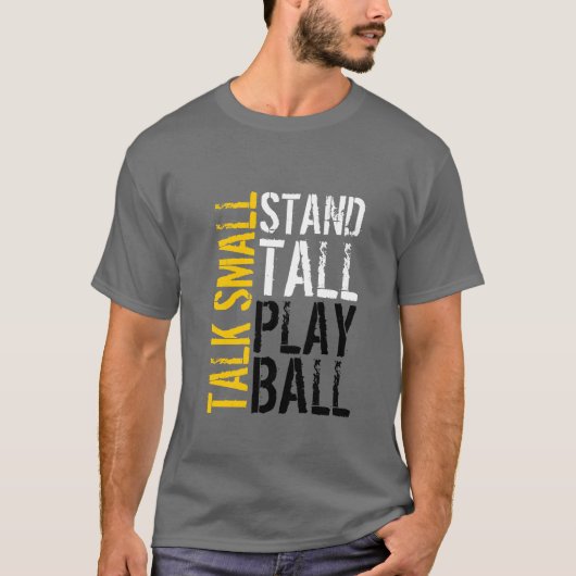 Tシャツ-話の小さい立場の高い演劇の球 Tシャツ (正面)