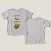Tシャツ 赤ちゃんのバースデー (デザイン正面&裏面)