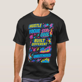 Tシャツ - 迫力のタイポグラフィとアーバンエナジーデザイン