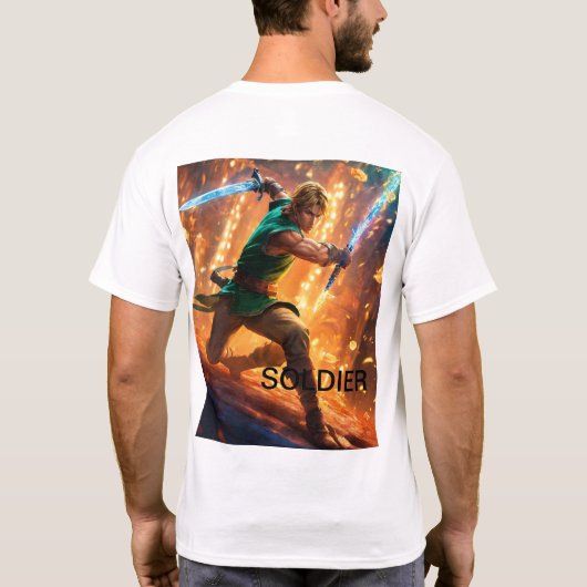 Tシャツ – 違うスタイル (裏面)