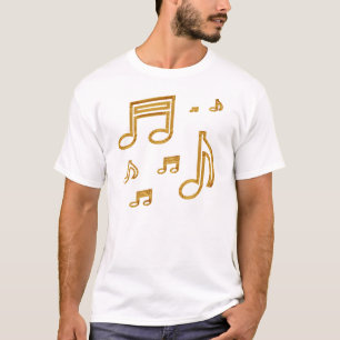 Tシャツ-金ゴールドノート Tシャツ