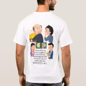 Tシャツ、難しい時期、 Tシャツ (裏面)