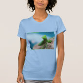 Tシャツ - 青いカマキリの世界 (正面)
