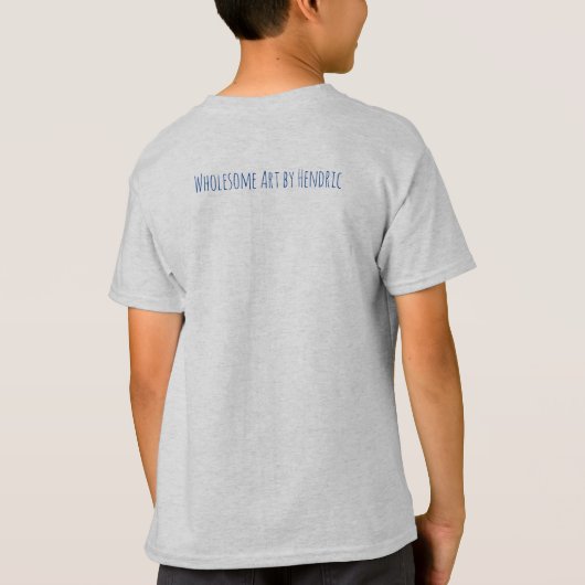 Tシャツ（青） Tシャツ (裏面)