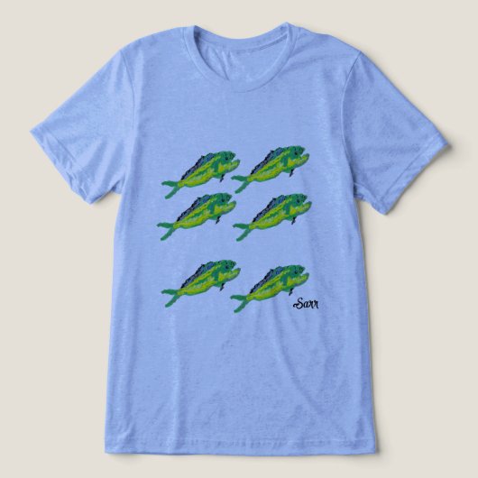 Tシャツ：魚の学校 トライブレンドＴシャツ (デザイン正面)