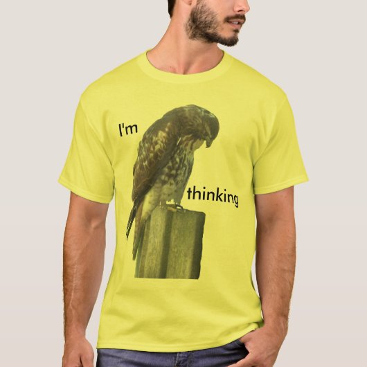 Tシャツ – 《鳥》ハヤブサ (正面)