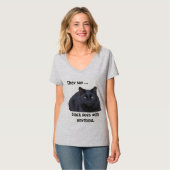 Tシャツ – 黒猫は何でも飼える (正面フル)