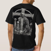 Tシャツ、黒Tシャツ、数々のカラーTシャツ Tシャツ (裏面)