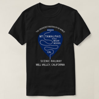 Tシャツ 1911年 最も曲がった鉄道 ムウントタマルパイス