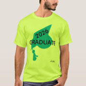 Tシャツ:2026年卒業 Tシャツ (正面)
