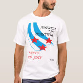 Tシャツ:7月4日を祝おう! Tシャツ (正面)