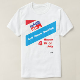 Tシャツ：7月4日 Tシャツ