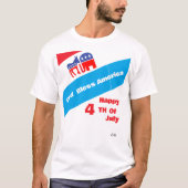 Tシャツ:7月4日 Tシャツ (正面)