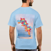 Tシャツ;7月4日 Tシャツ (裏面)