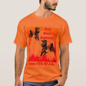 Tシャツ：7月4日 Tシャツ (正面)