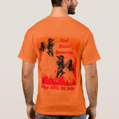 Tシャツ：7月4日 Tシャツ (裏面)