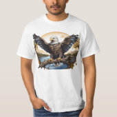 Tシャツ – American Bald Agle (正面)