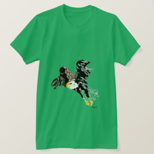 Tシャツ： Bald Eagle Tシャツ (デザイン正面)