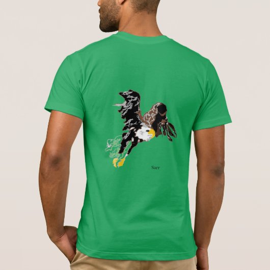 Tシャツ: Bald Eagle Tシャツ (裏面)