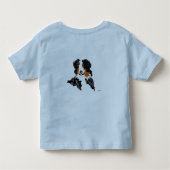 Tシャツ： Bernese Mountain Dogs トドラーTシャツ (裏面)