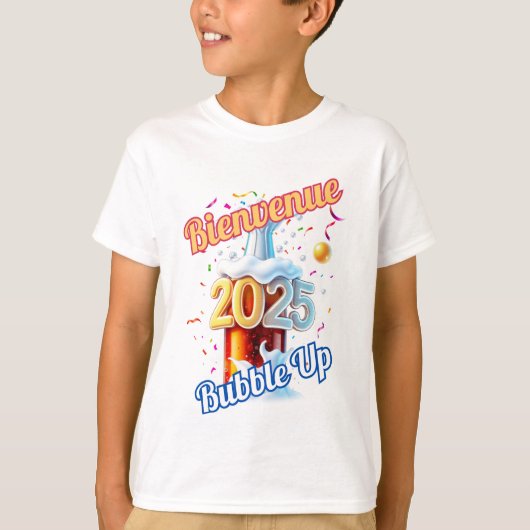 Tシャツ「Bienvenue Bubble Up 2025」 Tシャツ (正面)