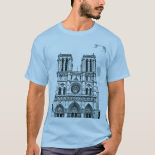 Tシャツ- Cathédraleノートルダム大聖堂 Tシャツ
